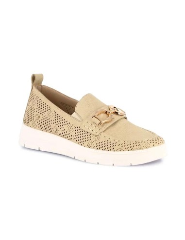 Grunland Sivi mocassino laserato super leggero